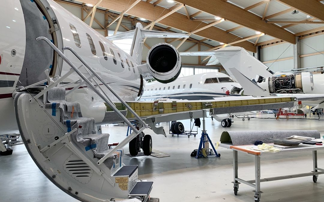 New awarded projects on a Bombardier Global 6000 and an Airbus ACJ319