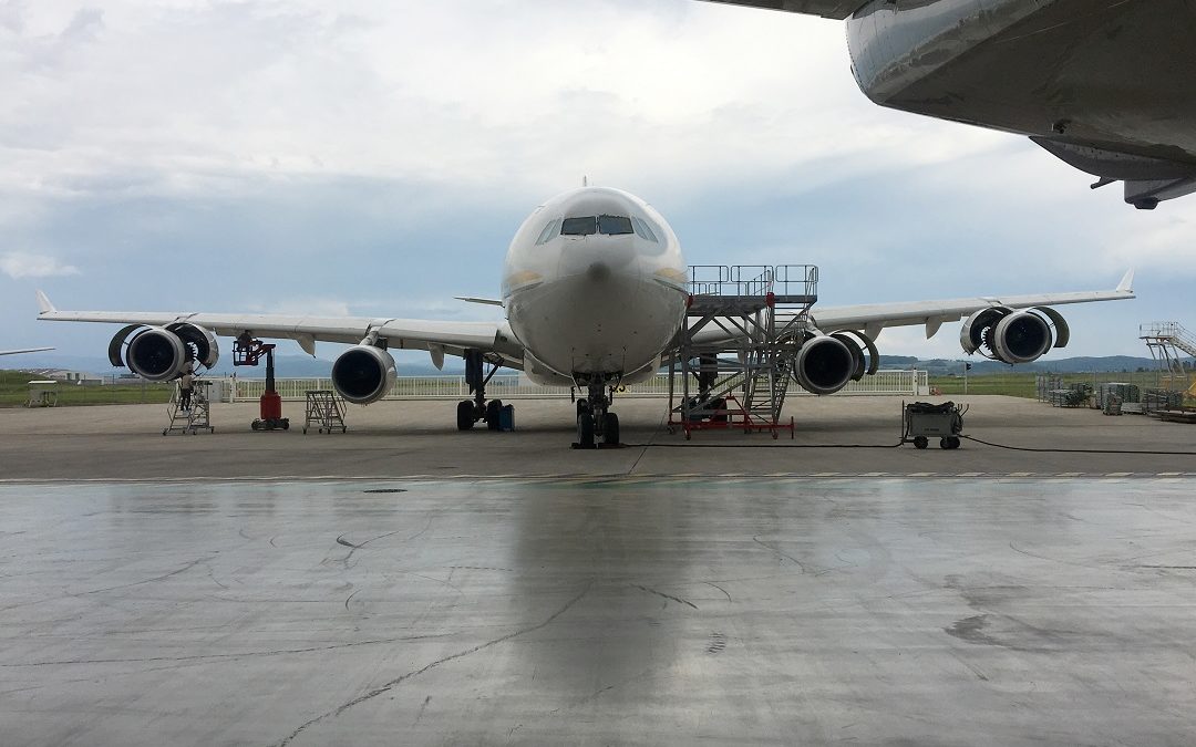 Completed in Time: Airbus A340 underwent a 12-month check