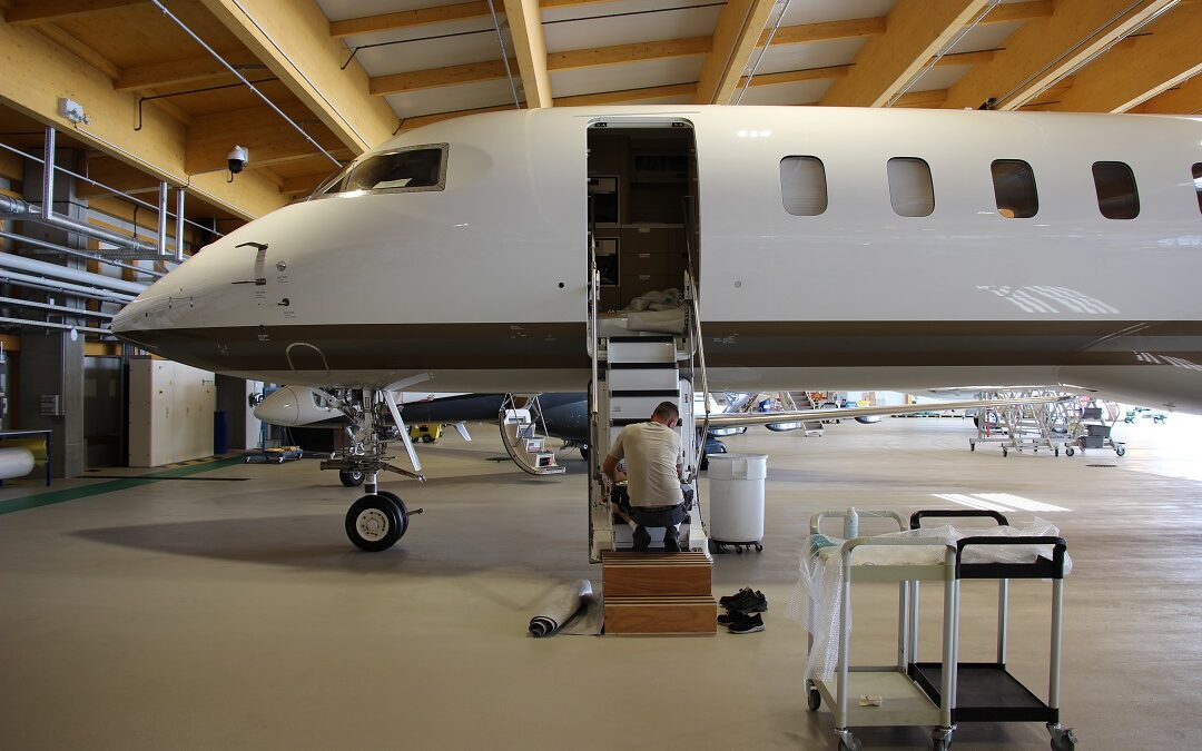 Completed ‚PPI‘ and Maintenance on Bombardier Aircraft